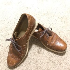 Cole Haan wingtip shoes with Lunarlon sole